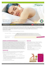 THERMOPUR® PREMIUM PLUS  Gesundheitsmatratze Größe 90x200cm